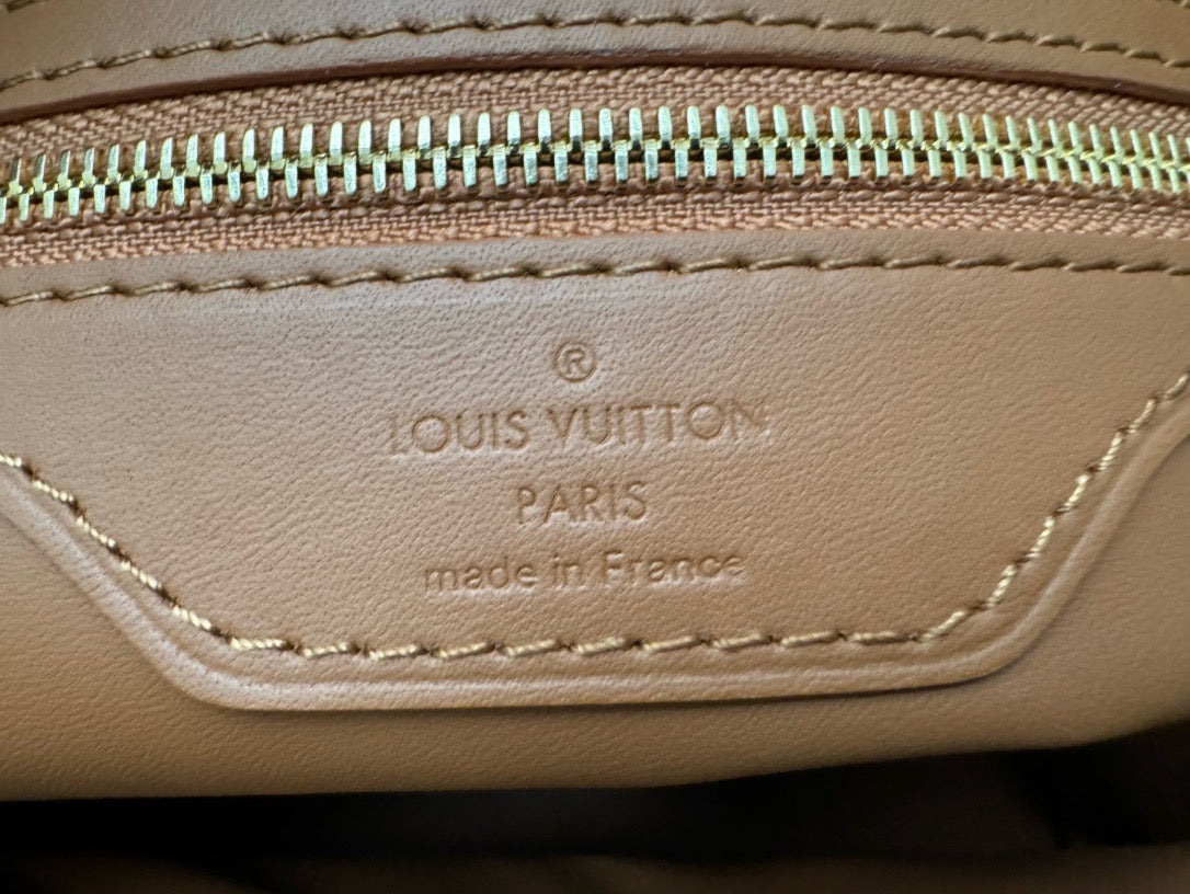 Geantă unică de umăr din piele maro Louis Vuitton pentru femei – Eleganță atemporală