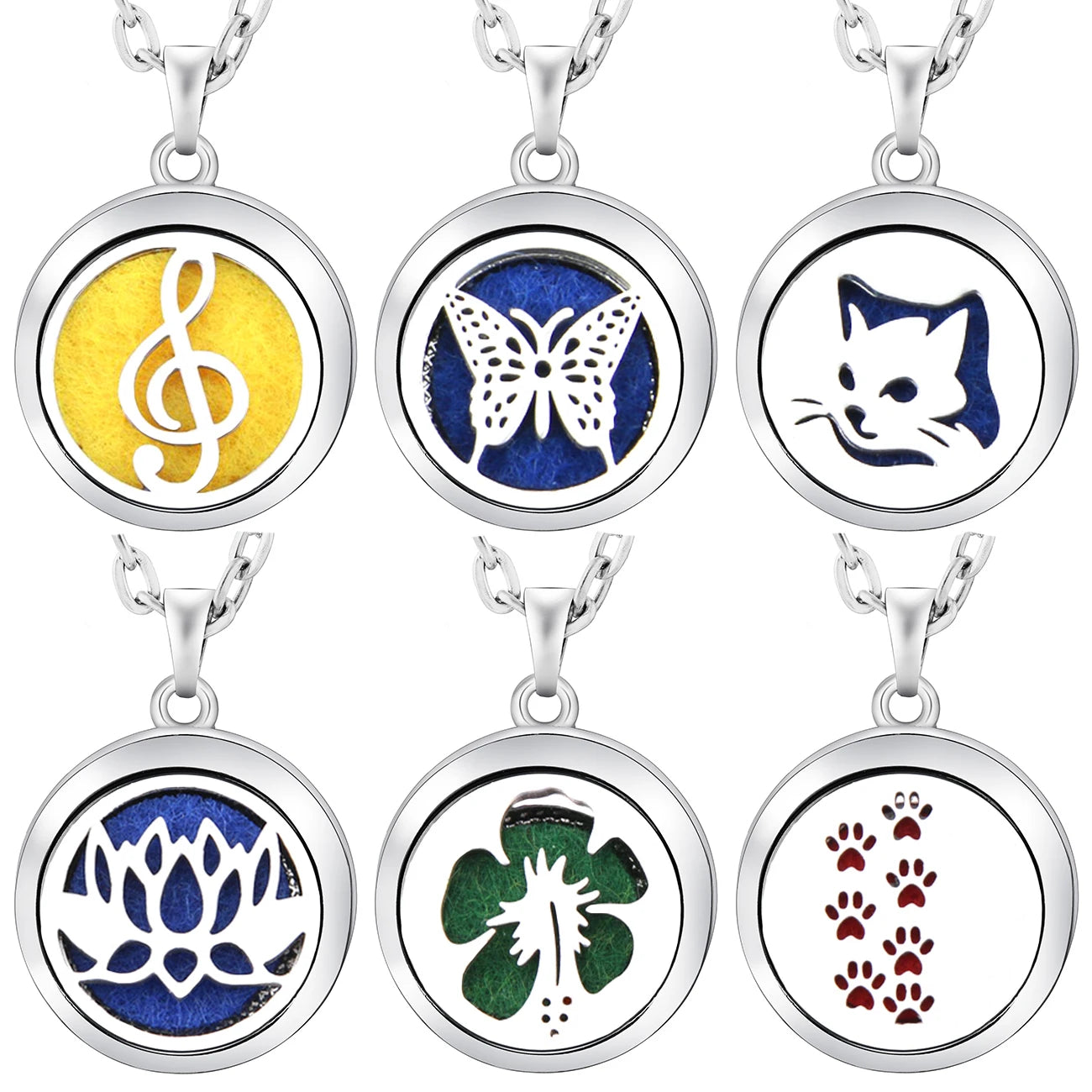 Tree of Life Aromatherapy Necklace | Stainless Steel Essential Oil Pendant