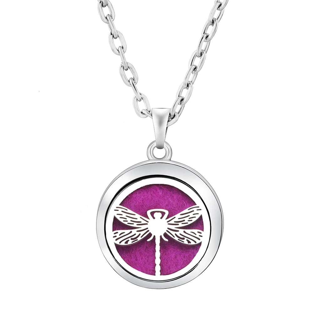 Tree of Life Aromatherapy Necklace | Stainless Steel Essential Oil Pendant