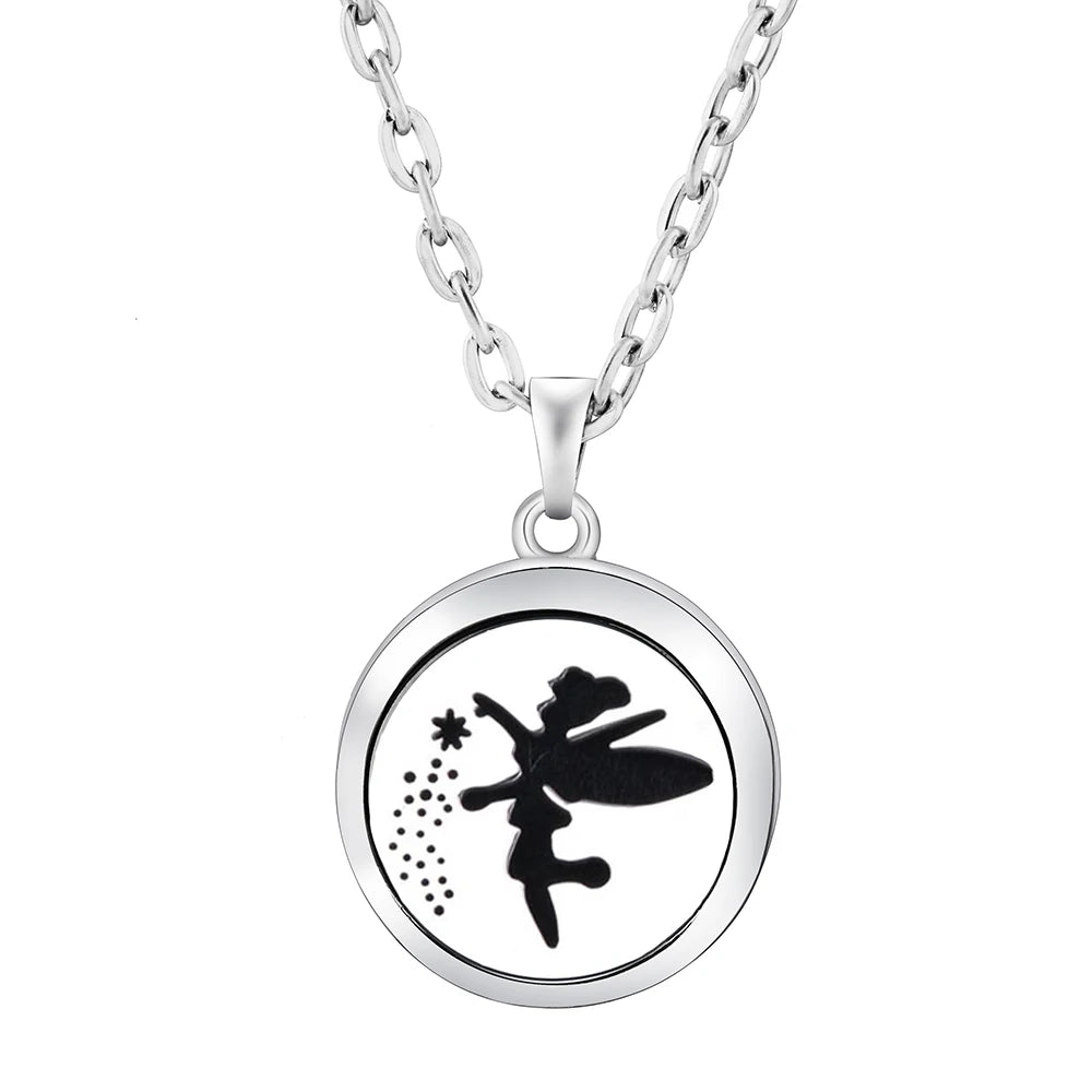 Tree of Life Aromatherapy Necklace | Stainless Steel Essential Oil Pendant