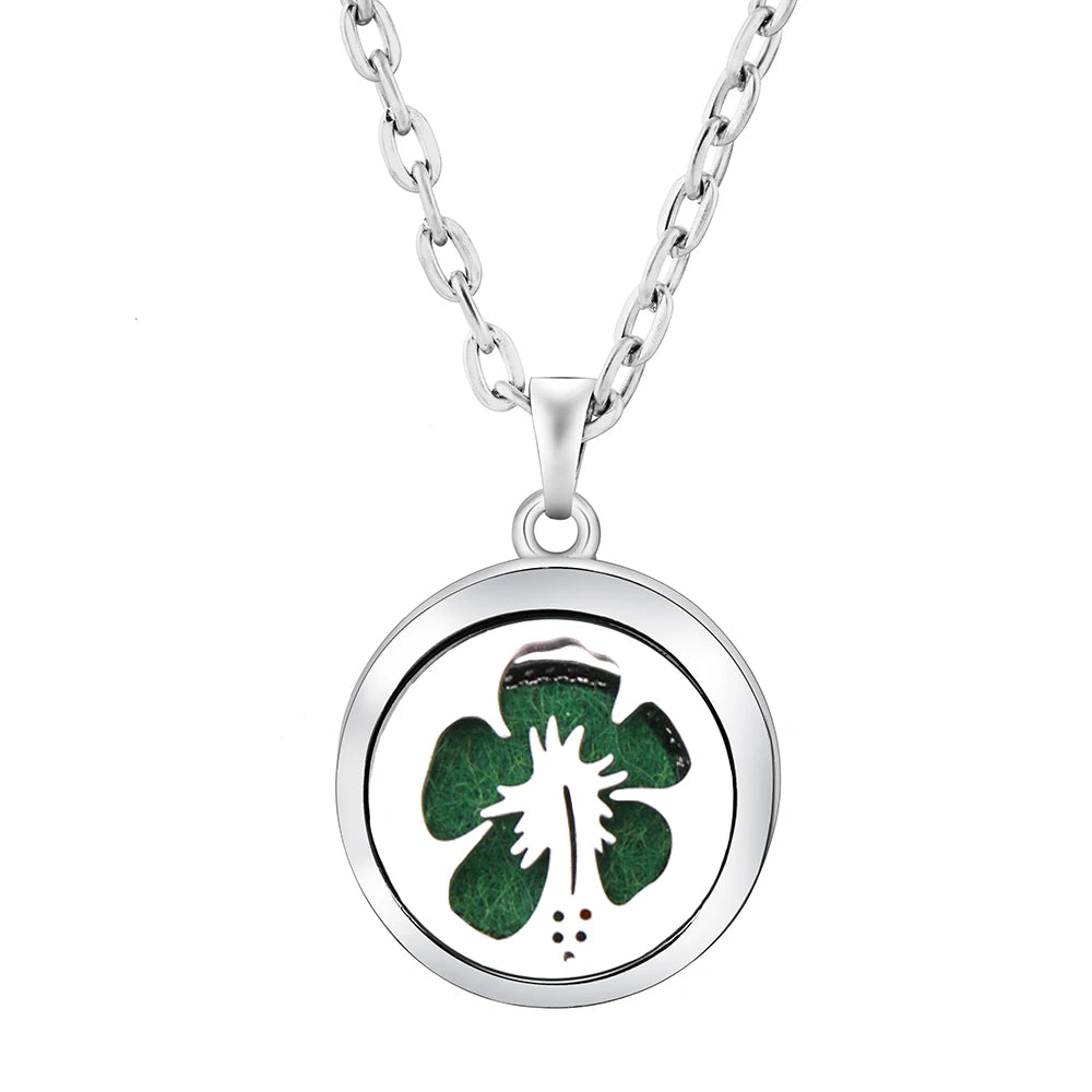 Tree of Life Aromatherapy Necklace | Stainless Steel Essential Oil Pendant