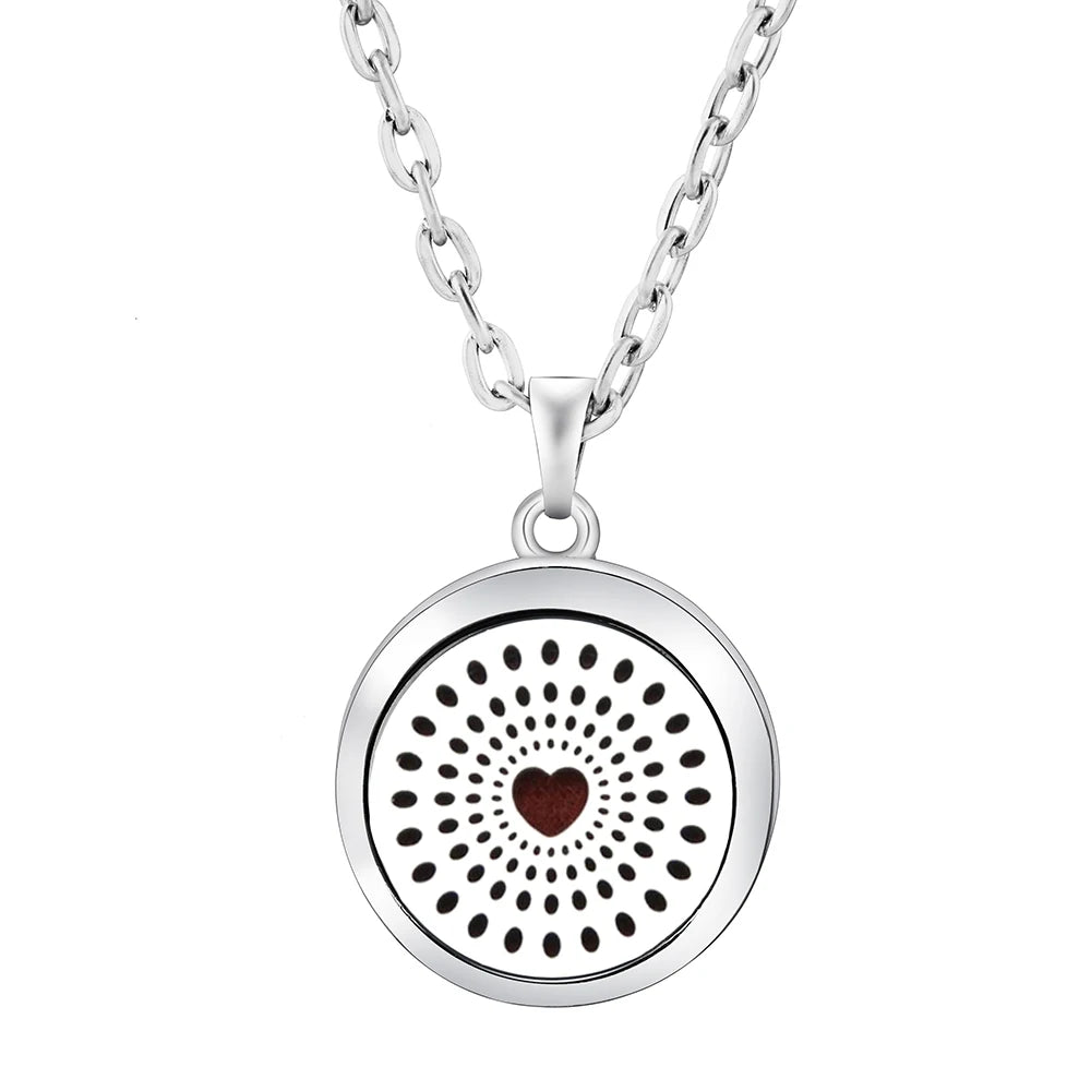 Tree of Life Aromatherapy Necklace | Stainless Steel Essential Oil Pendant