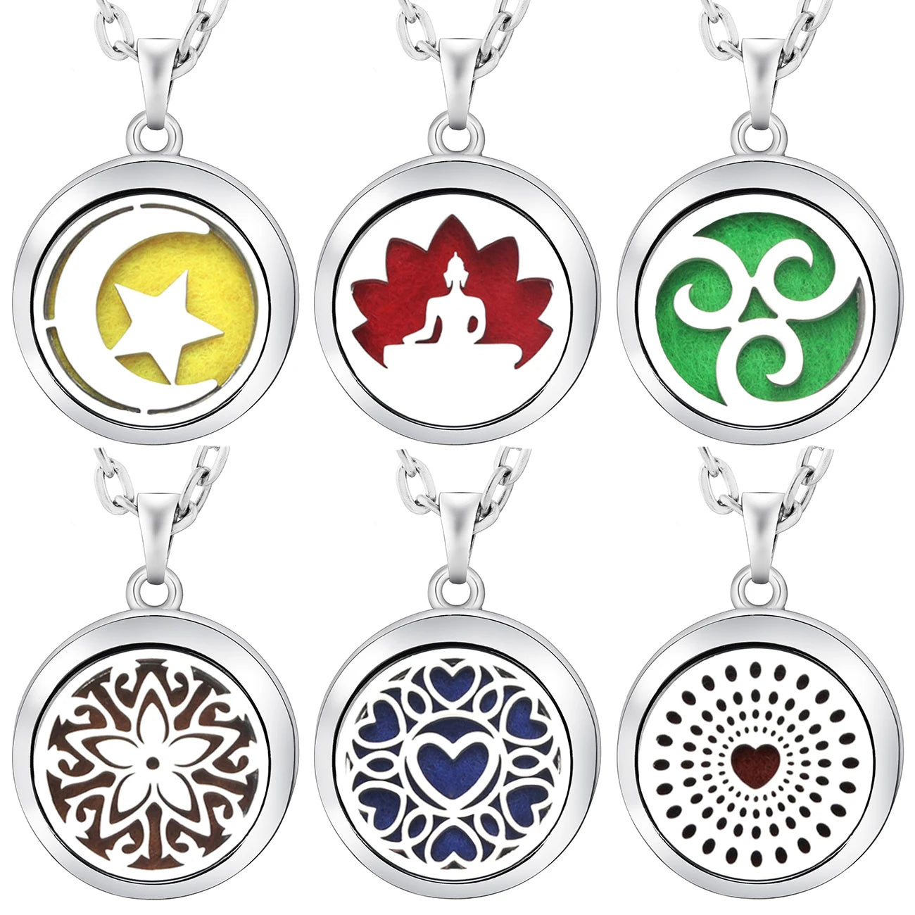 Tree of Life Aromatherapy Necklace | Stainless Steel Essential Oil Pendant