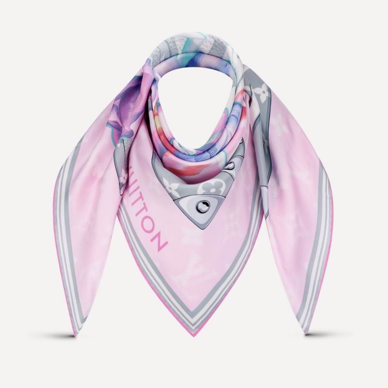 Creative Louis Vuitton Women’s Silk Scarf – Luxury Designer Accessory