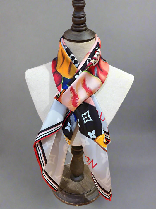 New Louis Vuitton Women’s Silk Scarf – Luxury Designer Accessory