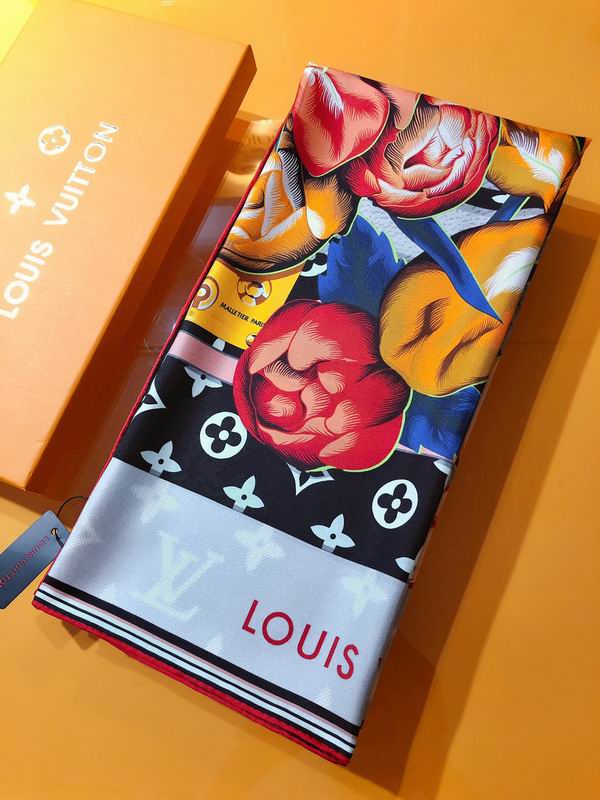 New Louis Vuitton Women’s Silk Scarf – Luxury Designer Accessory